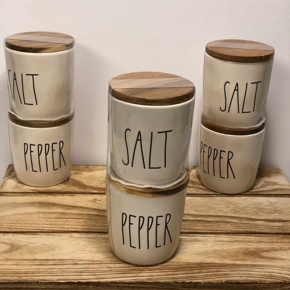 Rae Dunn salt and pepper